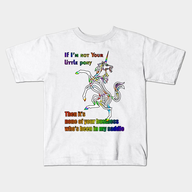 My Li'l Unicorn Kids T-Shirt by KnotYourWorld4